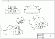 Пример чертежа созданного в KEDRWIN 3D